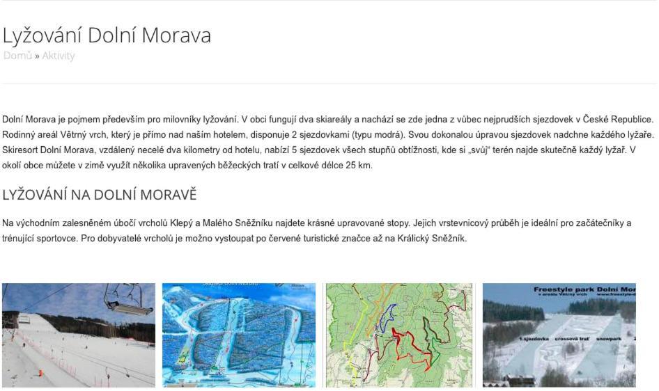 Sport Apartman Dm Dolní Morava 외부 사진